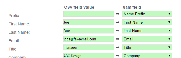 CSV Import